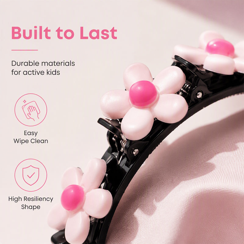 🔥 50% sparen!💖 13 süße Motive zum Kombinieren – Kinder-Haarband mit dekorativen Mini-Clips – perfekt für kleine Prinzessinnen 👑