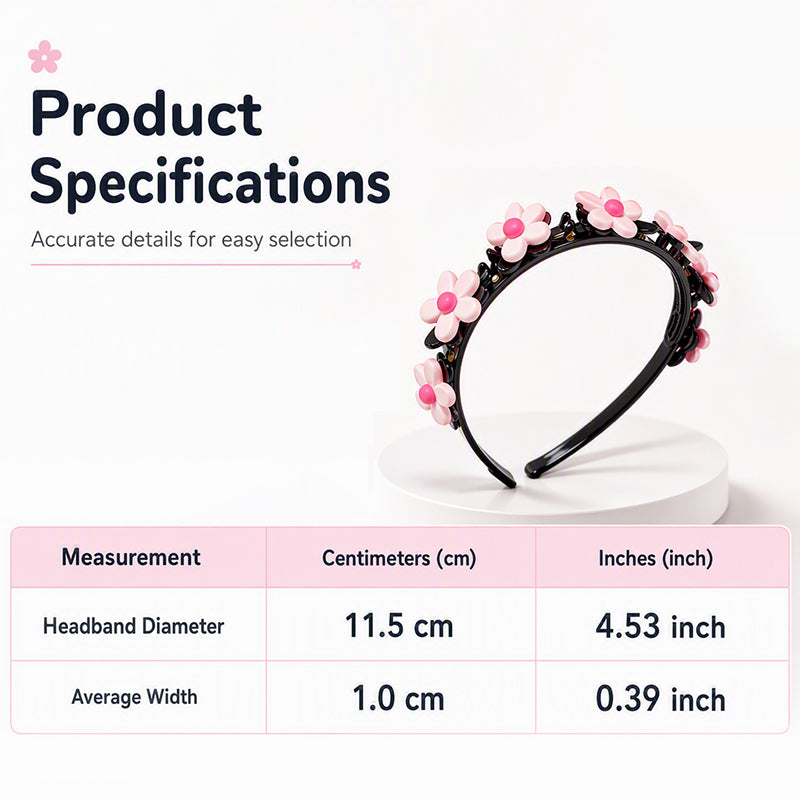🔥 50% sparen!💖 13 süße Motive zum Kombinieren – Kinder-Haarband mit dekorativen Mini-Clips – perfekt für kleine Prinzessinnen 👑