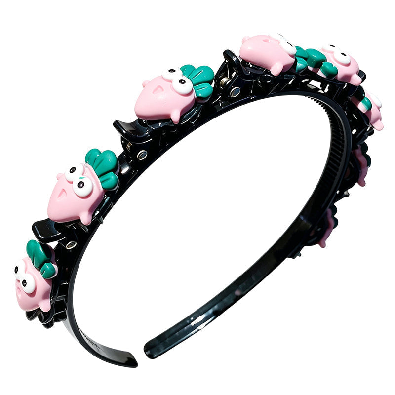 🔥 50% sparen!💖 13 süße Motive zum Kombinieren – Kinder-Haarband mit dekorativen Mini-Clips – perfekt für kleine Prinzessinnen 👑