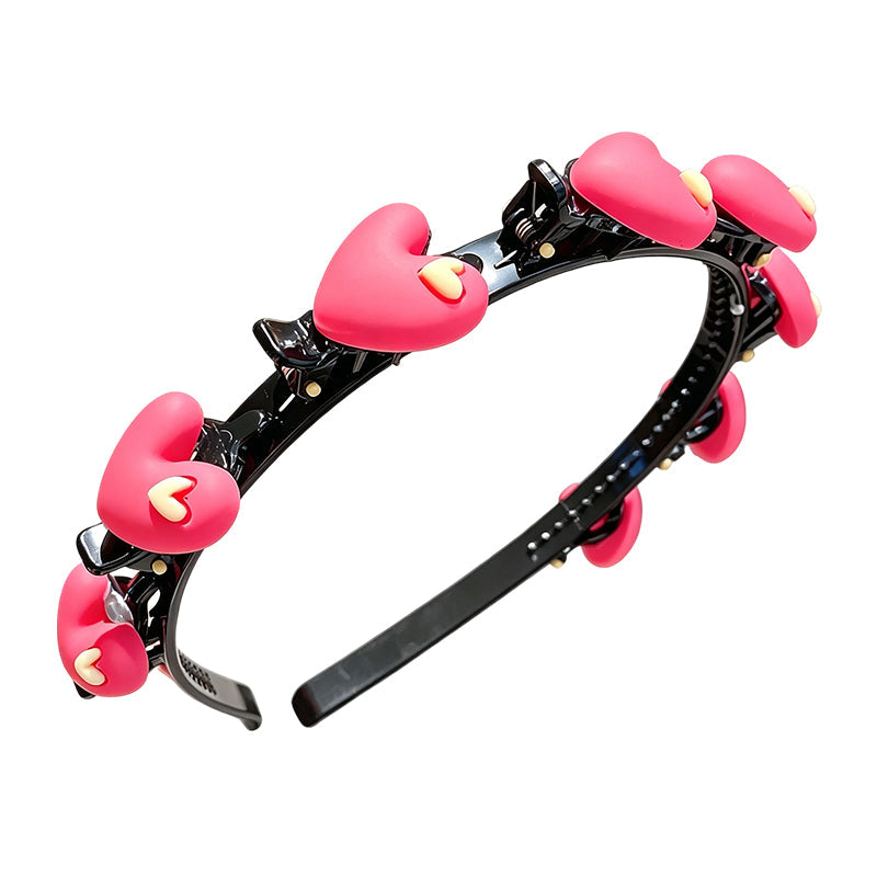🔥 50% sparen!💖 13 süße Motive zum Kombinieren – Kinder-Haarband mit dekorativen Mini-Clips – perfekt für kleine Prinzessinnen 👑