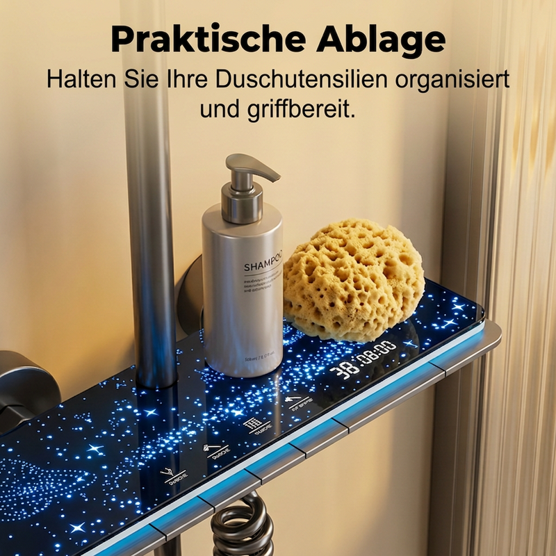 🚿 Regenduschen-System – LED-Digitalanzeige & modernes Design ✨