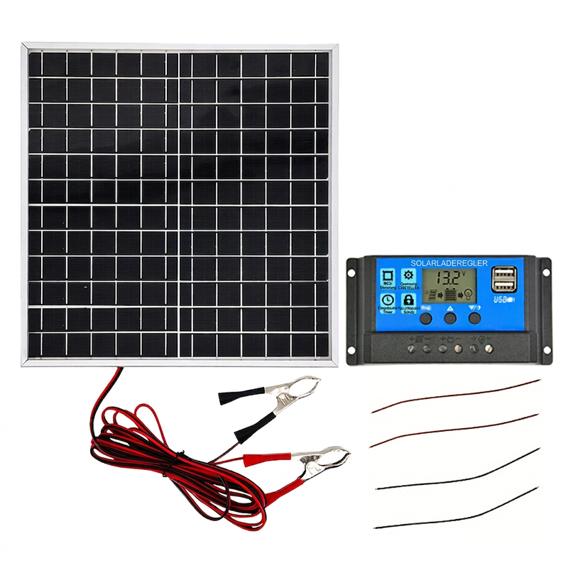 Tragbares wasserdichtes Solarpanel-Set