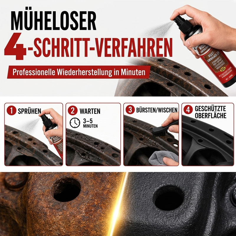 Hochleistungs-Rostumwandler-Spray für Autos