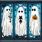 👻 Halloween-Geister-Fensterfolie im Angebot – beidseitig bedruckt, wiederverwendbar & ohne Kleber 🎃
