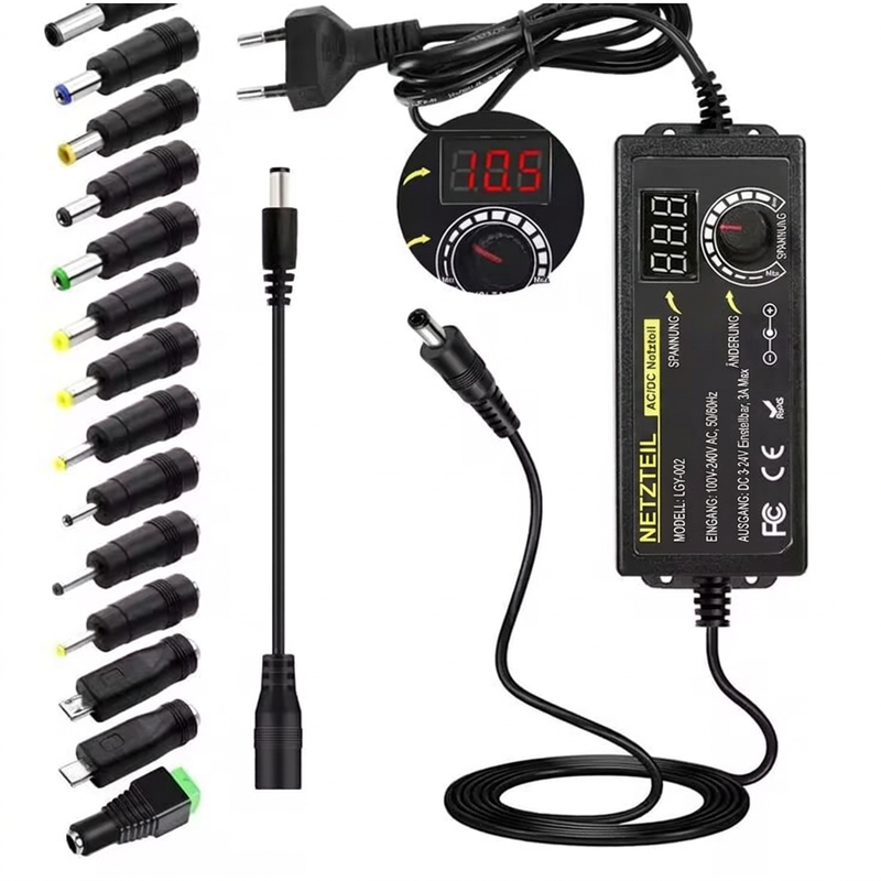 Einstellbares 3V-24V 3A Universal-AC/DC-Netzteil