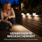 ☀️Youtube Sale 35% RABATT💡Wasserdichte solarbetriebene LED-Außenleuchten für Dachrinnen und Wände