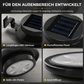 ☀️Youtube Sale 35% RABATT💡Wasserdichte solarbetriebene LED-Außenleuchten für Dachrinnen und Wände