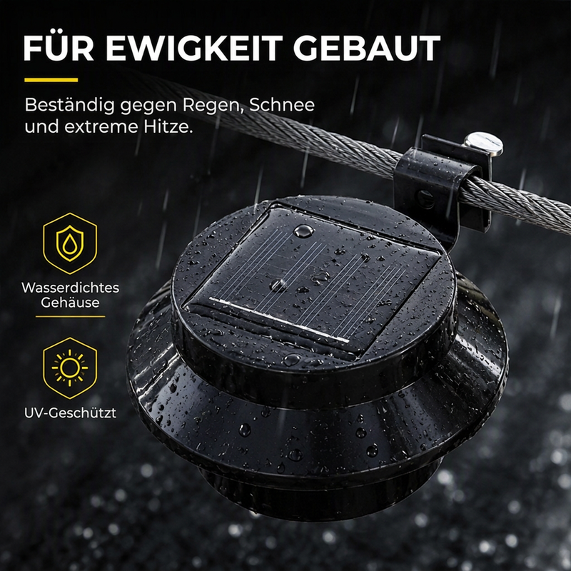 ☀️Youtube Sale 35% RABATT💡Wasserdichte solarbetriebene LED-Außenleuchten für Dachrinnen und Wände