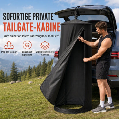 📢📢50% RABATT !!⏰Tragbares Duschzelt für die Fahrzeugheckseite – Schneller Aufbau & Privatsphäre beim Camping ✨