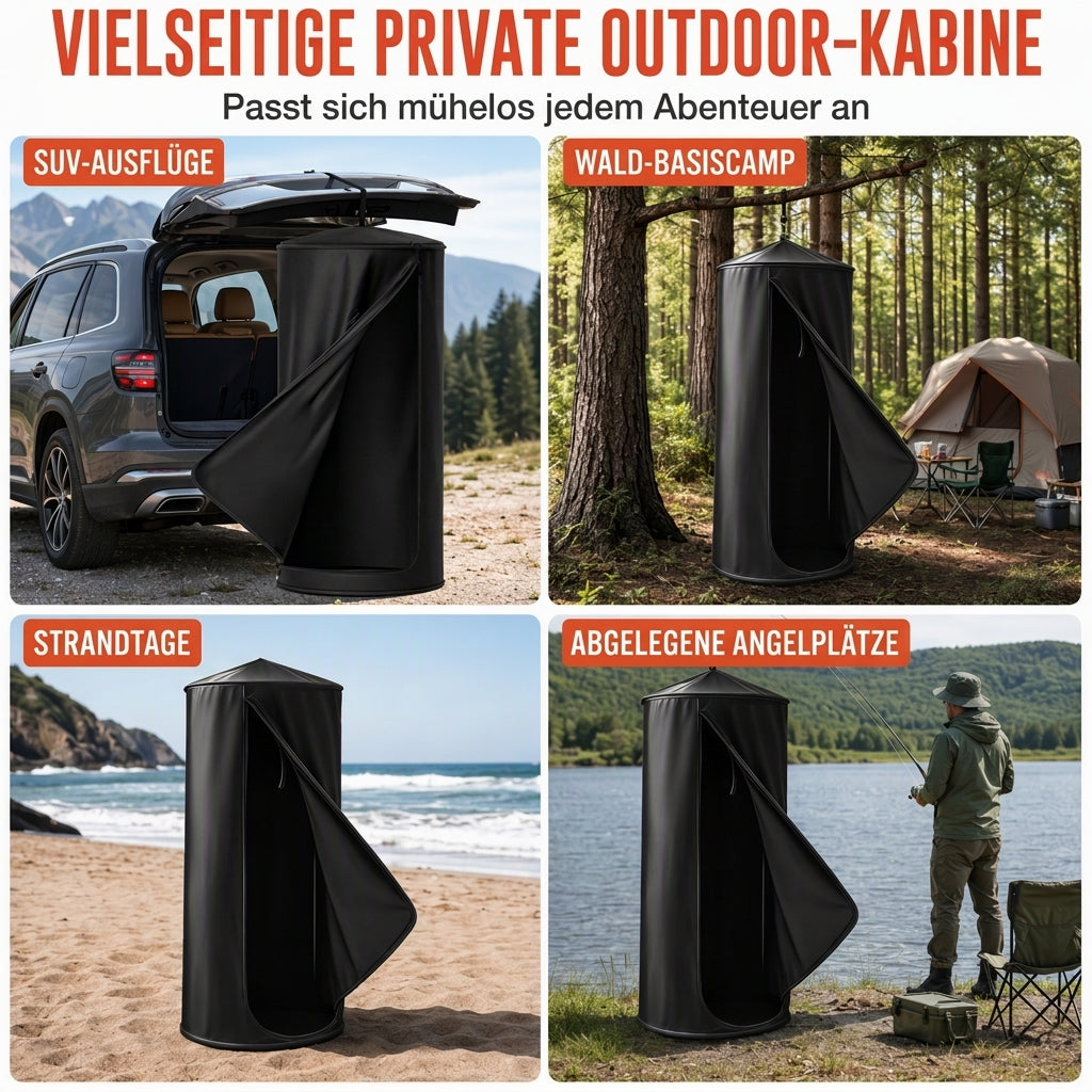 📢📢50% RABATT !!⏰Tragbares Duschzelt für die Fahrzeugheckseite – Schneller Aufbau & Privatsphäre beim Camping ✨