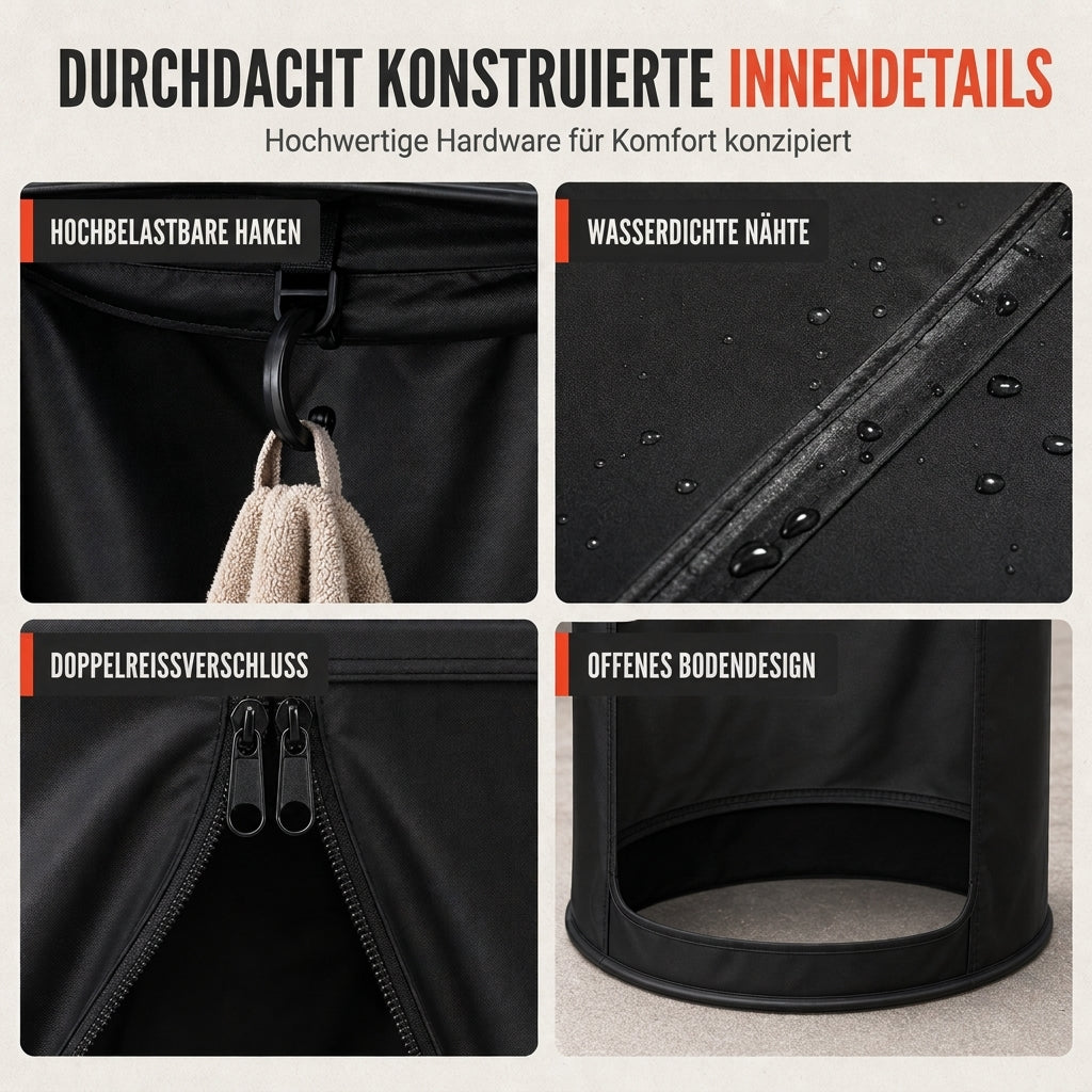 📢📢50% RABATT !!⏰Tragbares Duschzelt für die Fahrzeugheckseite – Schneller Aufbau & Privatsphäre beim Camping ✨