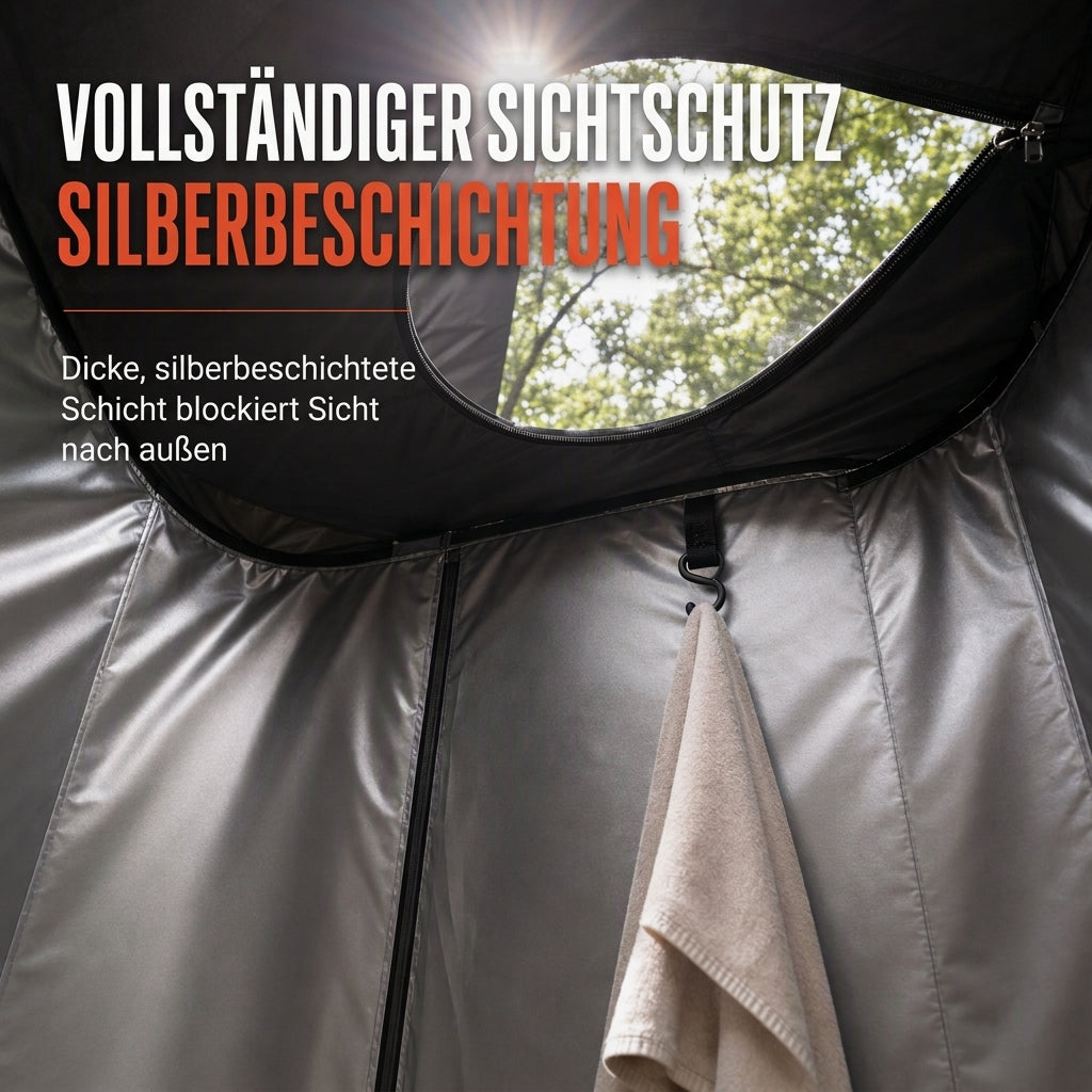 📢📢50% RABATT !!⏰Tragbares Duschzelt für die Fahrzeugheckseite – Schneller Aufbau & Privatsphäre beim Camping ✨