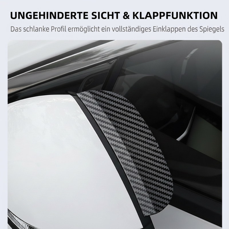 🔥50 % Rabatt🔥⏳Zeitlich begrenztes Angebot⏳ 2-in-1 Regenschutz für Rückspiegel mit Totwinkelspiegel