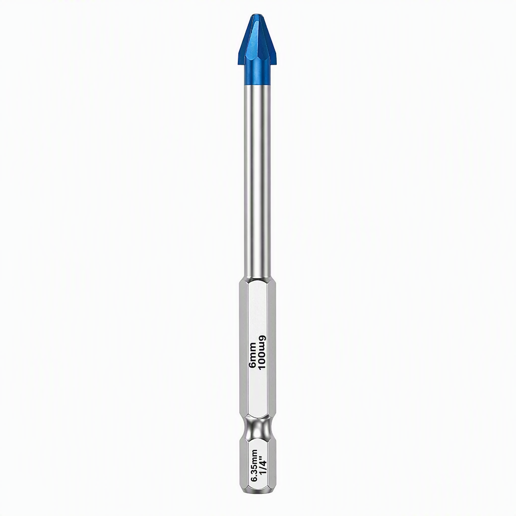 🔩 Hartmetall-Fliesenbohrer mit Sechskantschaft, 6–12 mm