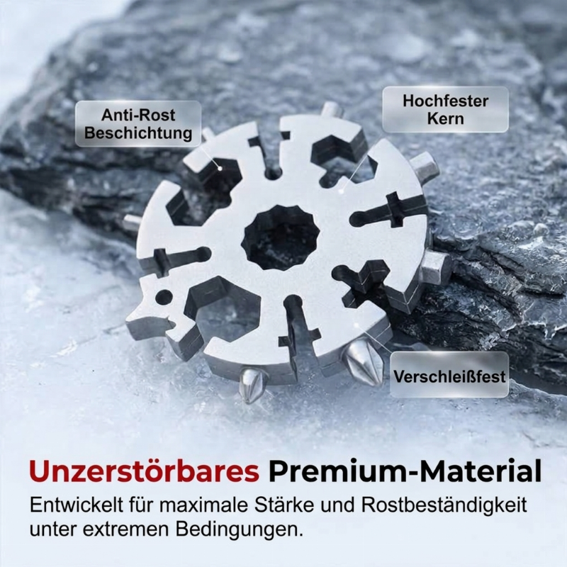 20-in-1 Schneeflocken-Multitool