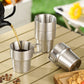 ☕ Foldable Thickened Stainless Steel Water Cup, Indoor & Outdoor Multi-use Drinking Mug