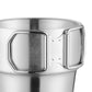 ☕ Foldable Thickened Stainless Steel Water Cup, Indoor & Outdoor Multi-use Drinking Mug