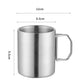 ☕ Foldable Thickened Stainless Steel Water Cup, Indoor & Outdoor Multi-use Drinking Mug