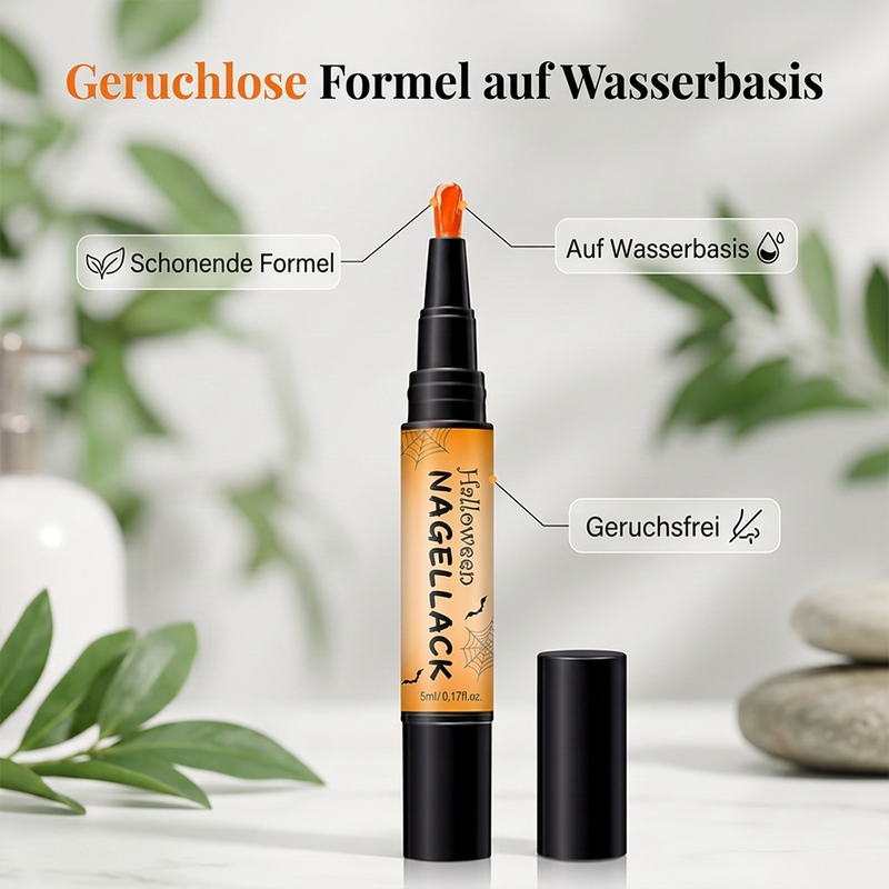 Schnelltrocknendes Halloween-Nagellackstift-Set
