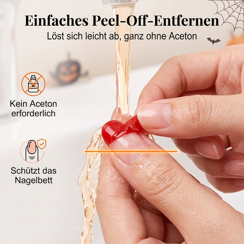 Schnelltrocknendes Halloween-Nagellackstift-Set