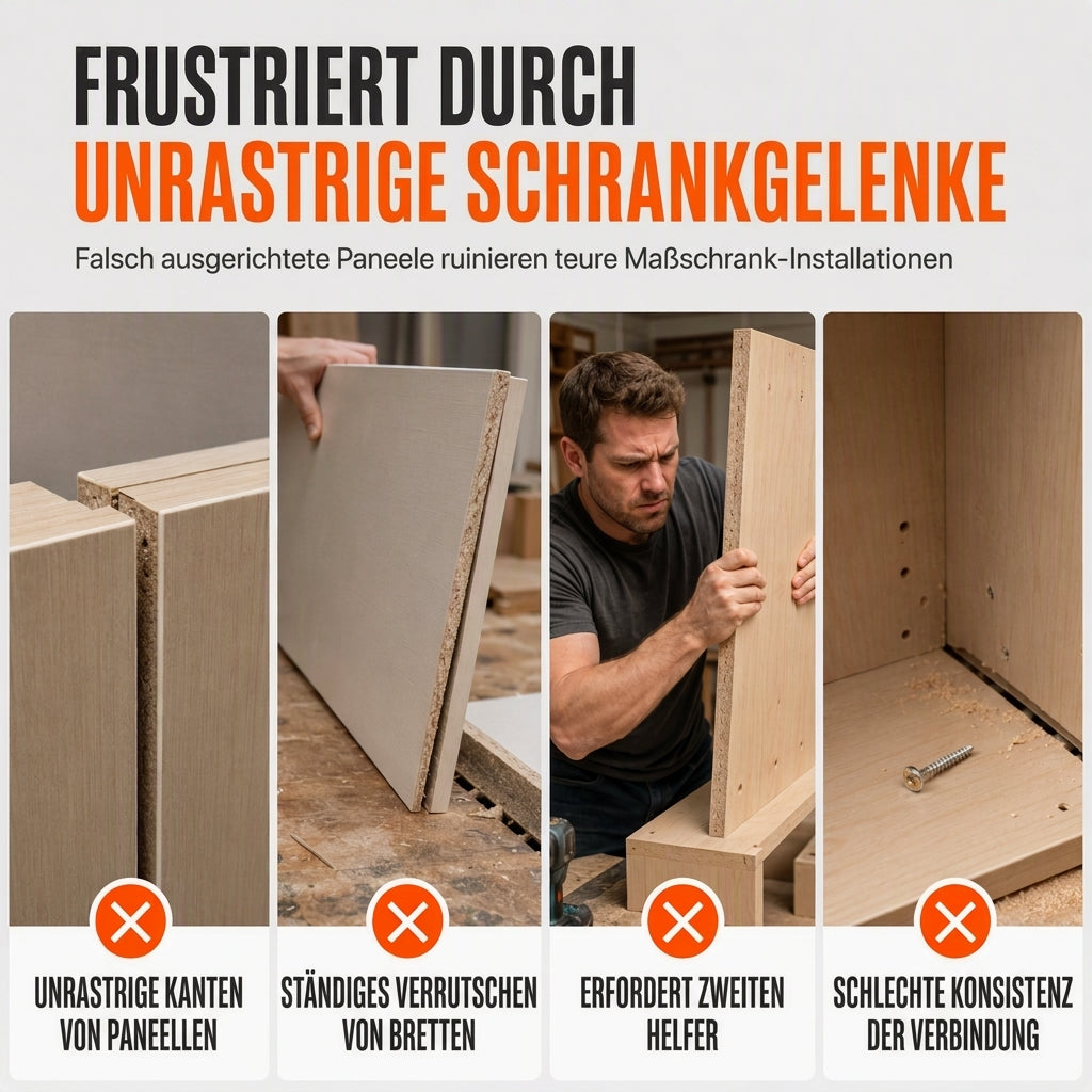 🔧 KAUFE 1, ERHALTE 1 GRATIS! 📐 Bohrlehre für Kleiderschränke – Stufenförmig & präzise ✨