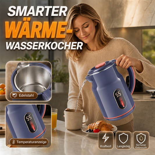 🌡️ 45% RABATT ✨ Wasserkocher mit intelligenter Temperaturregelung – präzise Temperatureinstellung für Ihren Kaffee und Tee☕