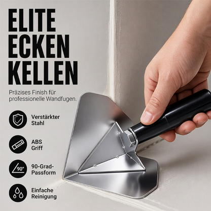 ⏳Zeitlich begrenztes Angebot⏳ Edelstahl-Eckkelle für Innen- und Außenecken, 175 × 96 mm