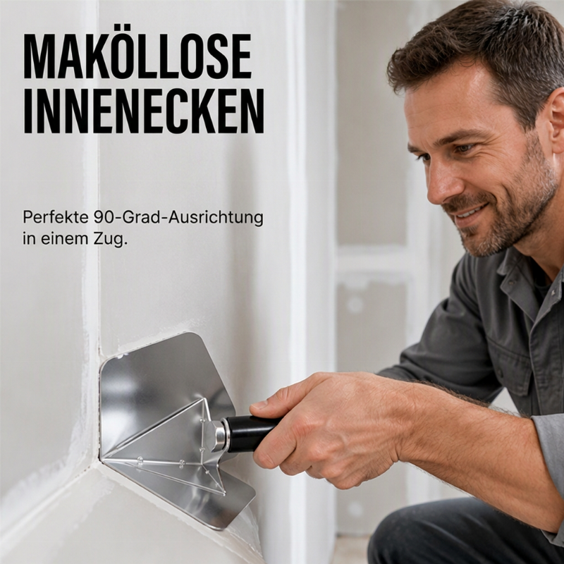 ⏳Zeitlich begrenztes Angebot⏳ Edelstahl-Eckkelle für Innen- und Außenecken, 175 × 96 mm