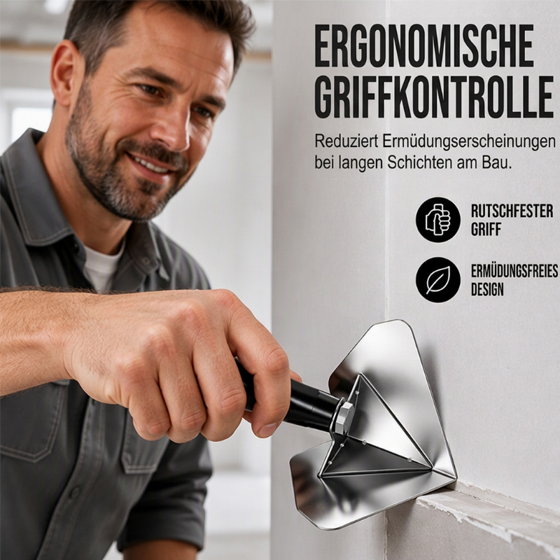 ⏳Zeitlich begrenztes Angebot⏳ Edelstahl-Eckkelle für Innen- und Außenecken, 175 × 96 mm