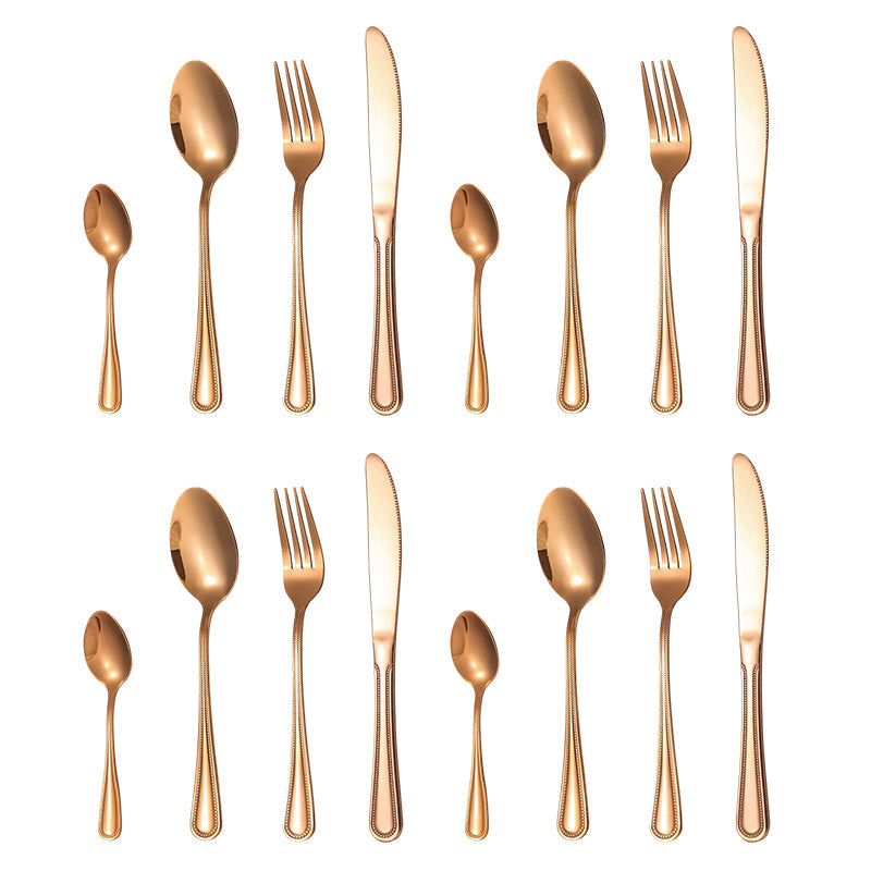 🍴50% RABATT⏰Edelstahl-Besteck-Set, langlebig, für Haushalt & Picknick✨