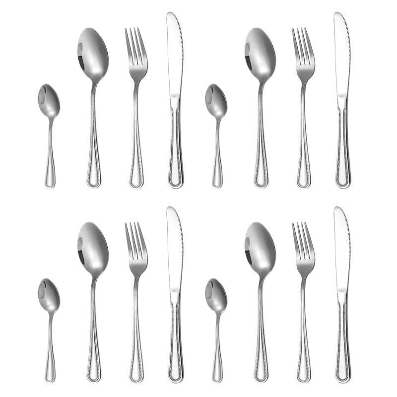 🍴50% RABATT⏰Edelstahl-Besteck-Set, langlebig, für Haushalt & Picknick✨