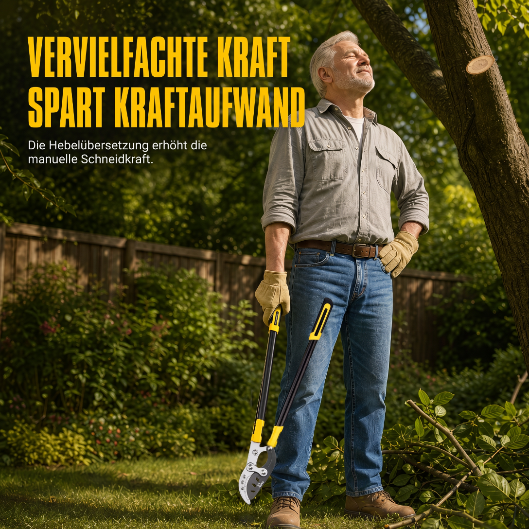 🌿 50% RABATT! ✂️ Gartenschere mit Compound-Hebel – Gehärteter Stahl & Aluminium ✨
