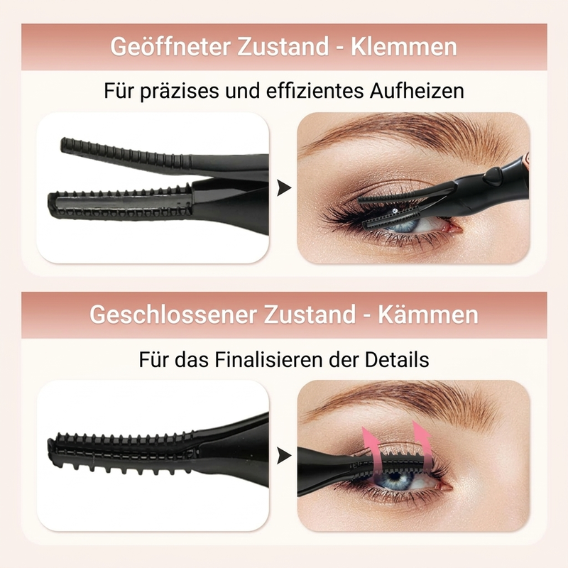 💄 50% RABATT! ✨ Elektrische Wimpernzange Für Sofortigen Glam – Sanfte Wärme, Langanhaltende Wimpernform & Perfekt Für Einen Fabelhaften Blick 👁️