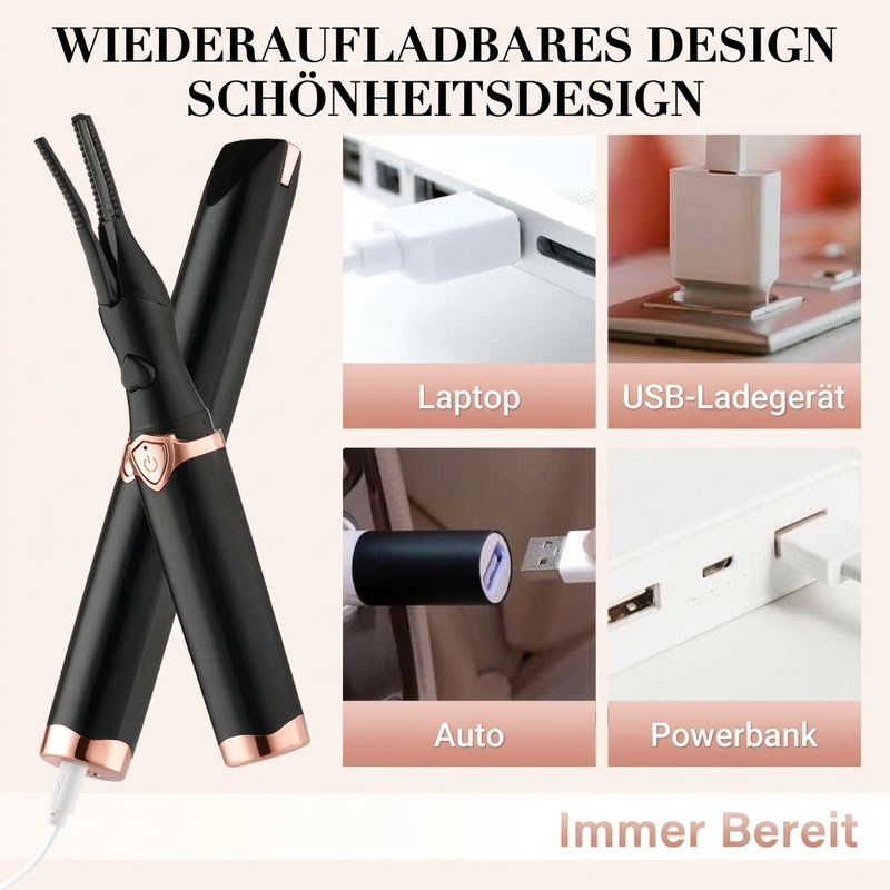 💄 50% RABATT! ✨ Elektrische Wimpernzange Für Sofortigen Glam – Sanfte Wärme, Langanhaltende Wimpernform & Perfekt Für Einen Fabelhaften Blick 👁️