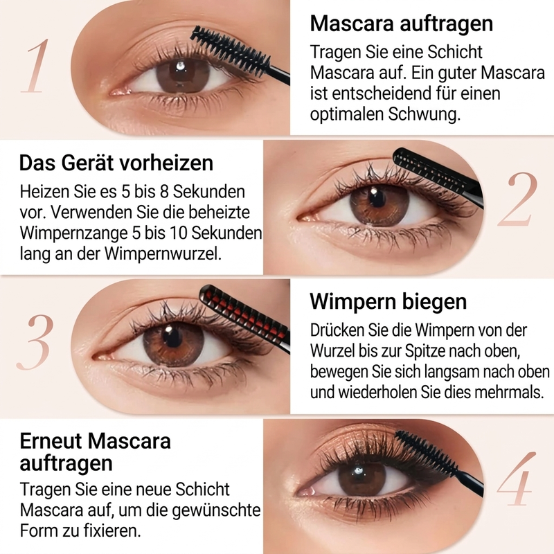 💄 50% RABATT! ✨ Elektrische Wimpernzange Für Sofortigen Glam – Sanfte Wärme, Langanhaltende Wimpernform & Perfekt Für Einen Fabelhaften Blick 👁️