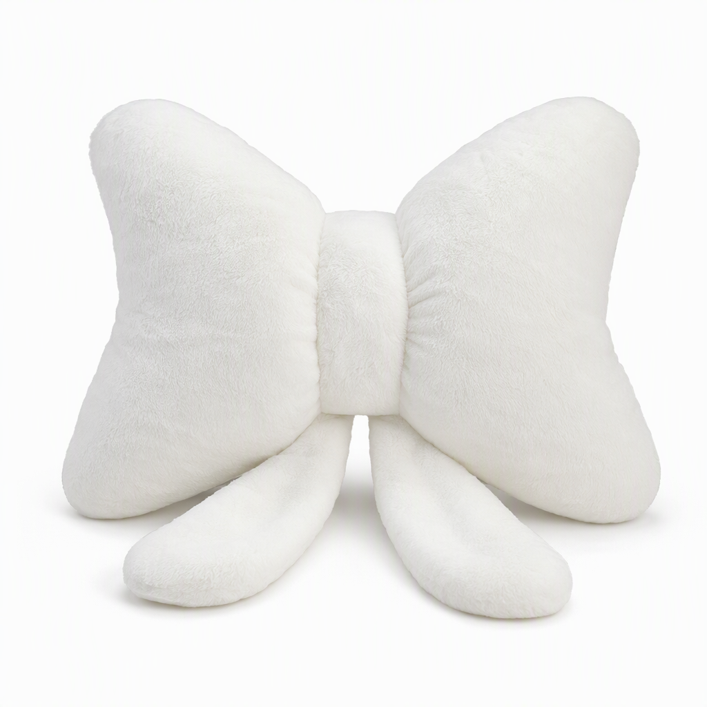 🎀JETZT 50 % RABATT!! 🦋✨Weiches, minimalistisches Schleifen-Kissen mit abnehmbarem Design, dekoratives Lendenkissen