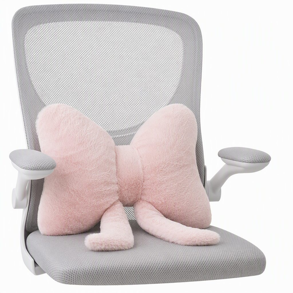 🎀JETZT 50 % RABATT!! 🦋✨Weiches, minimalistisches Schleifen-Kissen mit abnehmbarem Design, dekoratives Lendenkissen