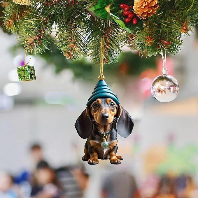 ⏳🔥NUR FÜR KURZE ZEIT 50 % RABATT! ⏰🎄 Christbaumschmuck in Welpenform 🐕🎁