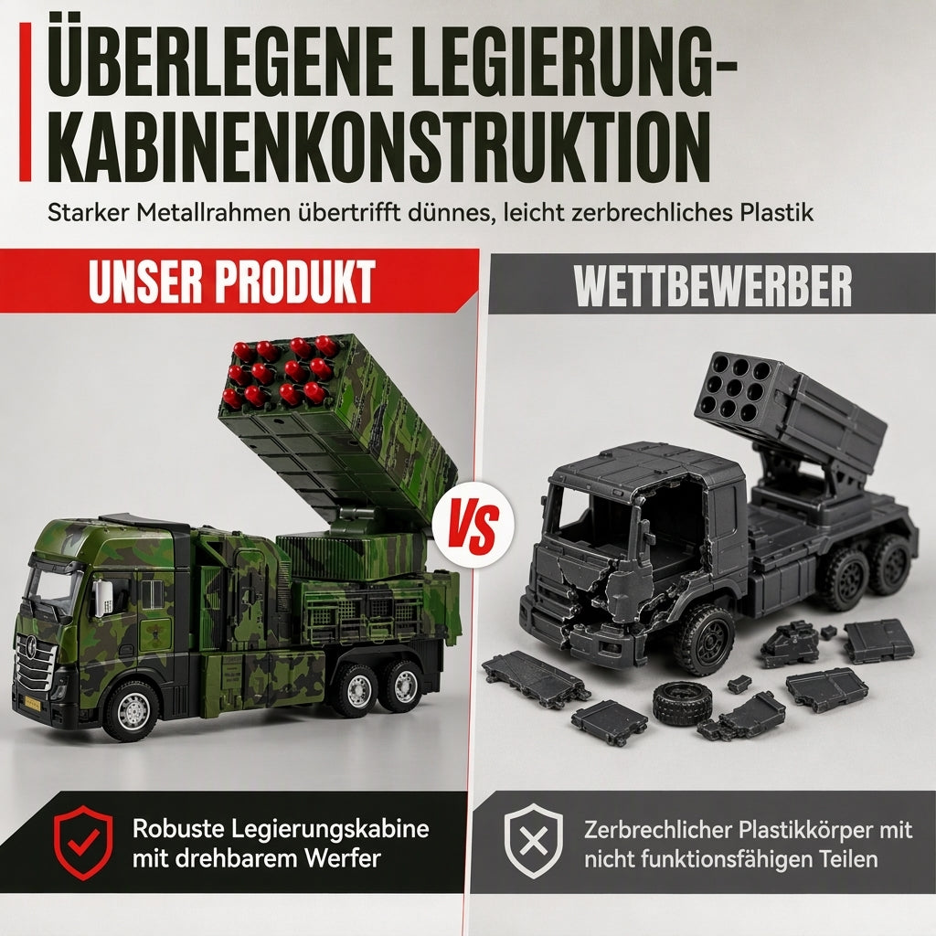 Übergröß ferngesteuerter Abschussspielzeug-LKW für Flugkörper