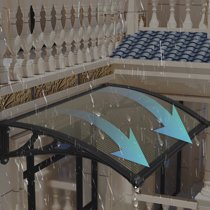 🏠 50 % Rabatt ! Haustür-Vordach Wetterfest – Trockener Eingang, voller Schutz! 🌧️ Schnee- & schlagfest, leise bei Regen, UV-beständig