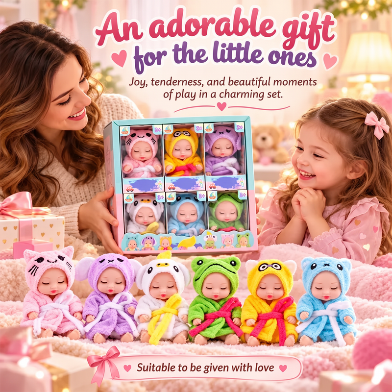 🔥50% RABATT auf ausgewählte Produkte 🎉Mini-Reborn-Babypuppen mit lebensechtem Aussehen