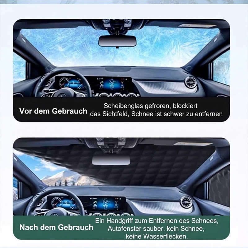 Autoscheibenabdeckung mit Saugnäpfen