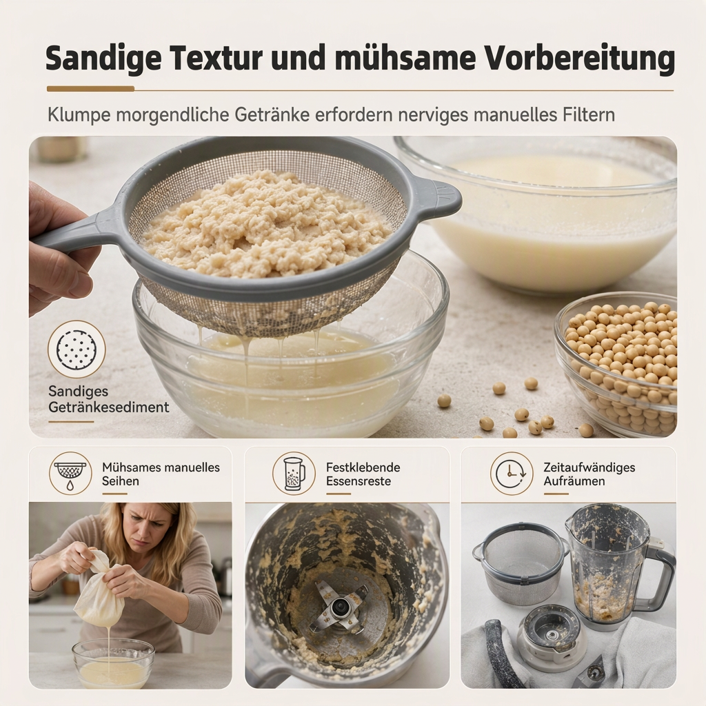 🔥Multifunktionaler 304 Edelstahl Sojamilchbereiter und Hochleistungsmixer mit großer Kapazität, filterfrei, Haushaltsnahrungsprozessor mit intelligenter Zeitschaltuhr