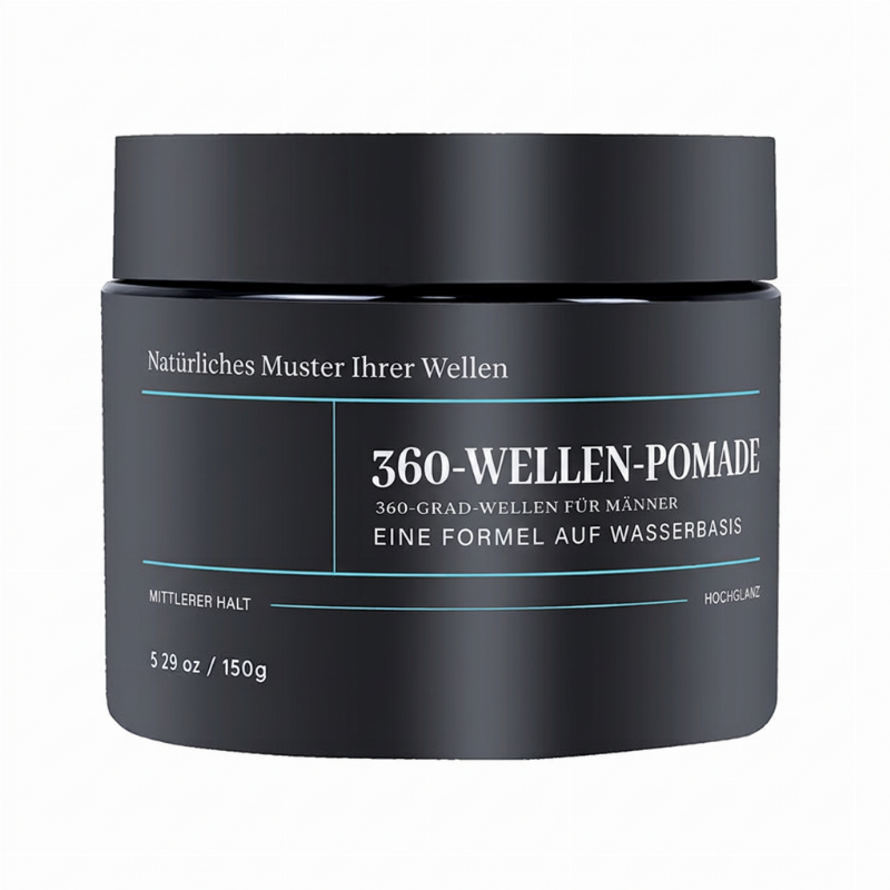 ✨Wave Pomade Mittlere Haltkraft Wasserbasis Hochglanz Haarwachs