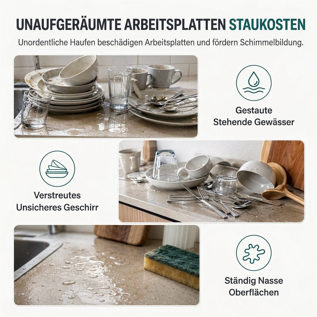 ✨ Mehr Ordnung in deiner Küche! 🍽️ Geschirrabtropfgestell mit mehreren Ebenen