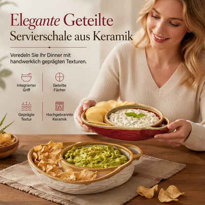 🍽️ 50% RABATT! ✨ Retro Keramik-Auflaufform – Mit einzelnem Griff ✨