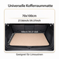 📢📢40% RABATT !!⏰Universelle Kofferraummatte aus PVC-Leder für Limousinen und SUVs, leicht zu reinigen, 100 x 70 cm