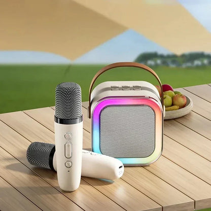 🎤Kleine Karaoke-Anlage für Kinder mit drahtlosen Mikrofonen – Musik, Spaß & Gesang für zu Hause 🎤✨
