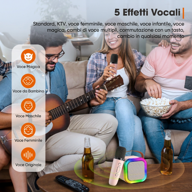 🎤Kleine Karaoke-Anlage für Kinder mit drahtlosen Mikrofonen – Musik, Spaß & Gesang für zu Hause 🎤✨