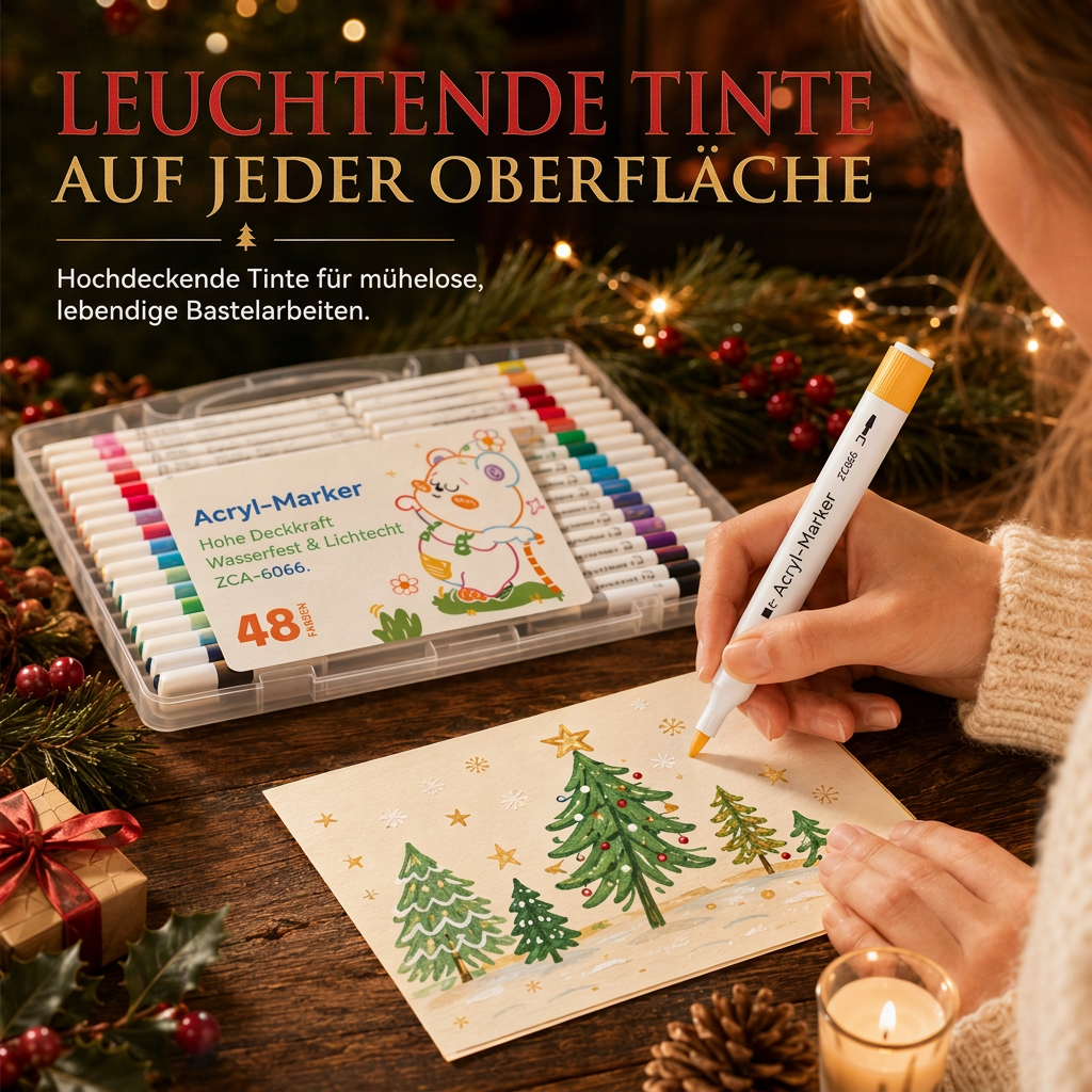 🎨Acrylmarker-Stift-Set mit Aufbewahrungsetui zum Zeichnen